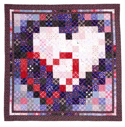 Overview photo of quilt; click for larger image (Warning: large file)