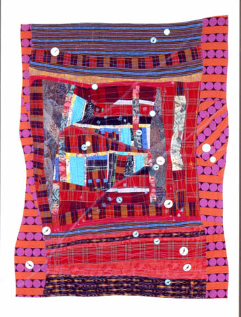 Overview photo of quilt; click for larger image (Warning: large file)